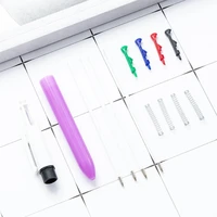 1Piece/5Piece Retractable Multicolored Ballpoint Pen 4-Colors-in-1 Ballpoint Pen for Kid Student Class Reward Christmas Gift 5