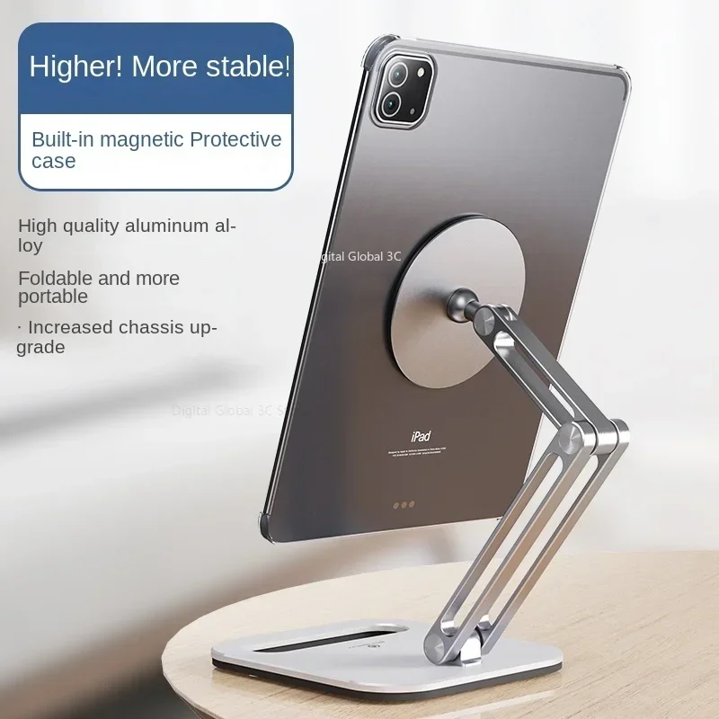 Metal Suporte de Tablet Magnético Suporte de Mesa Ipad Pro Xiaomi Samsung Huawei Apple Acessórios