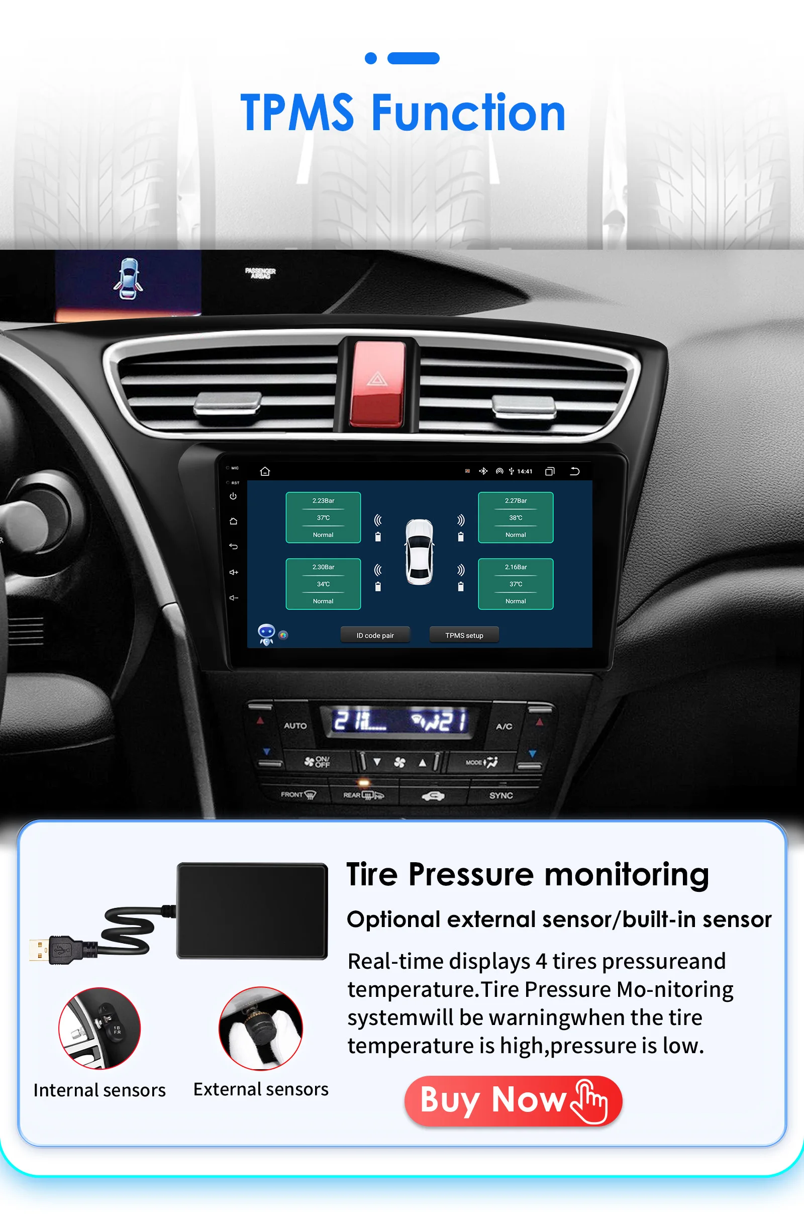 2Din Android13 Car Radio For Honda Civic 9 FK FB 2012-2017 wireless carplay Intelligent Screen 2din autoradio DSP 4G 360Camera