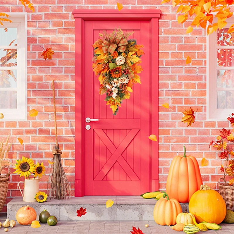 Thanksgiving Fall Wreath 2