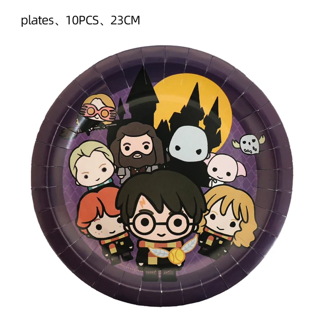 Set Stoviglie Harry Potter 82 Pezzi - Piatti, Bicchieri, Tovaglioli E Tovaglia, Per Feste - Foto 7