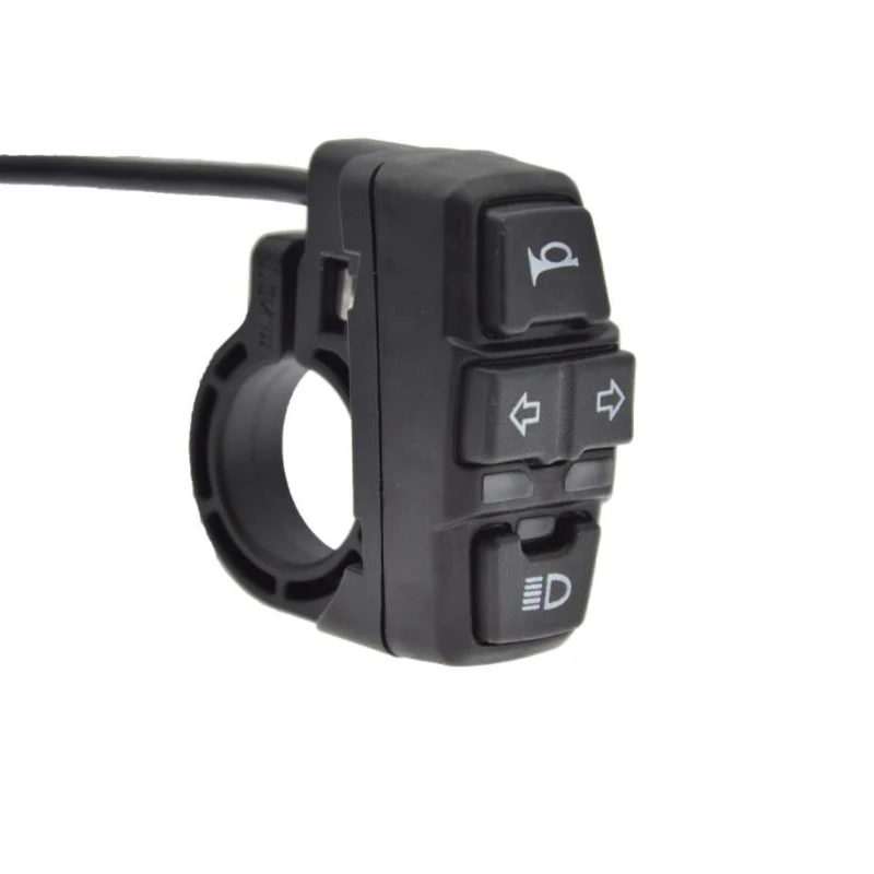 Scooter 36/48V Electric Mountain Bike Headlights/Horns/Turning Lights Waterproof 6 Pins For Electric Snow Bicycle