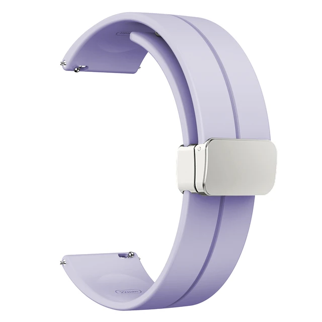Silicone Magnetic Smartwatch Band - 20mm/22mm