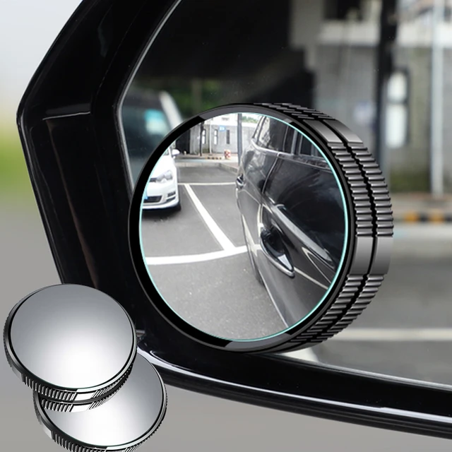 Miroir d'angle mort convexe de voiture à ventouse, rétroviseur