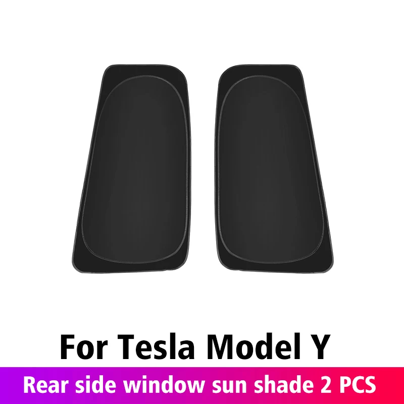 For Tesla 2021-2022 Model 3 Model Y Car Front Rear Windshield Sun Shade Privacy Trim Side Window Sunshade Decorative Accessories car decals Other Exterior Accessories