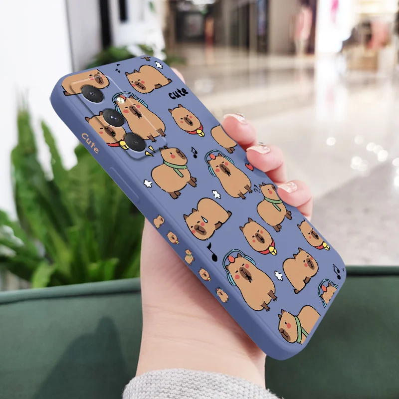 Adorable Capybara Silicone Phone Case