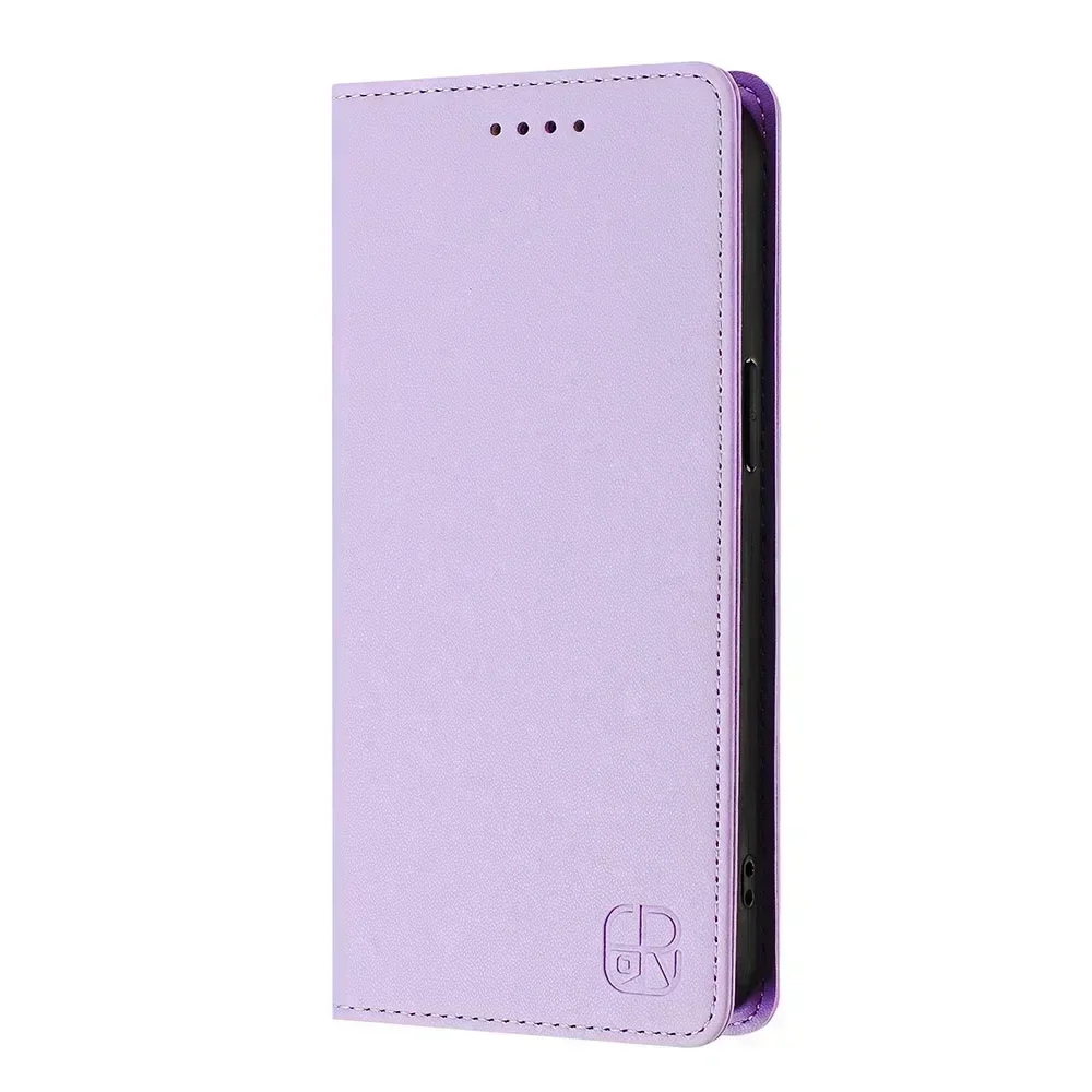 Premium Magnetic Leather Flip Wallet Case - Elegant Phone Back Cover