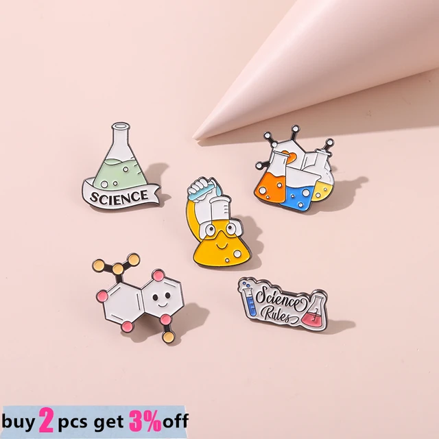 Cute Chemistry Pin Collection - The Calculated Chemist