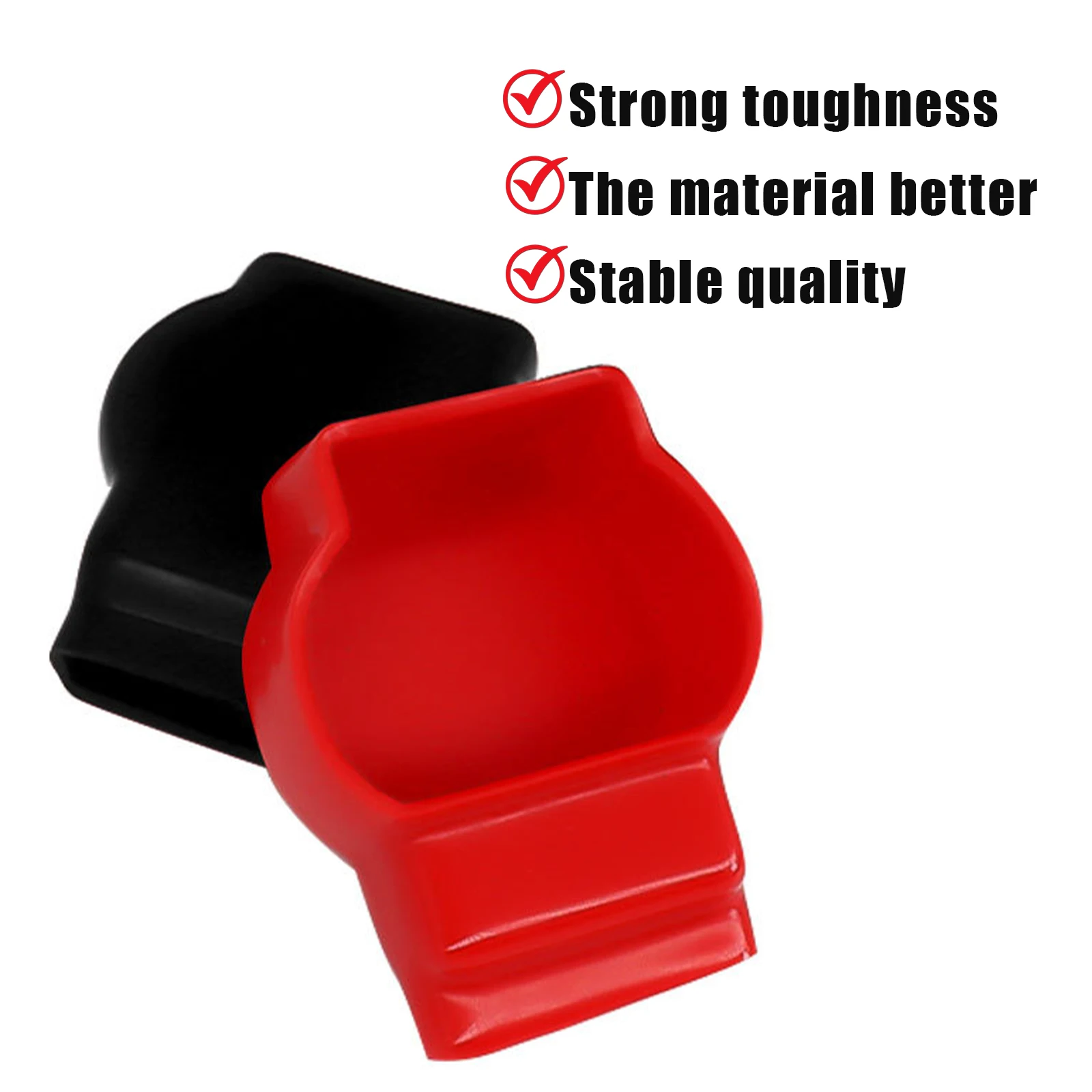 Battery Terminals 2pcs Battery Terminal Covers Positive Negative Top Post Cap Protection Car Motorcycle Truck Battery Wire Connector Cap