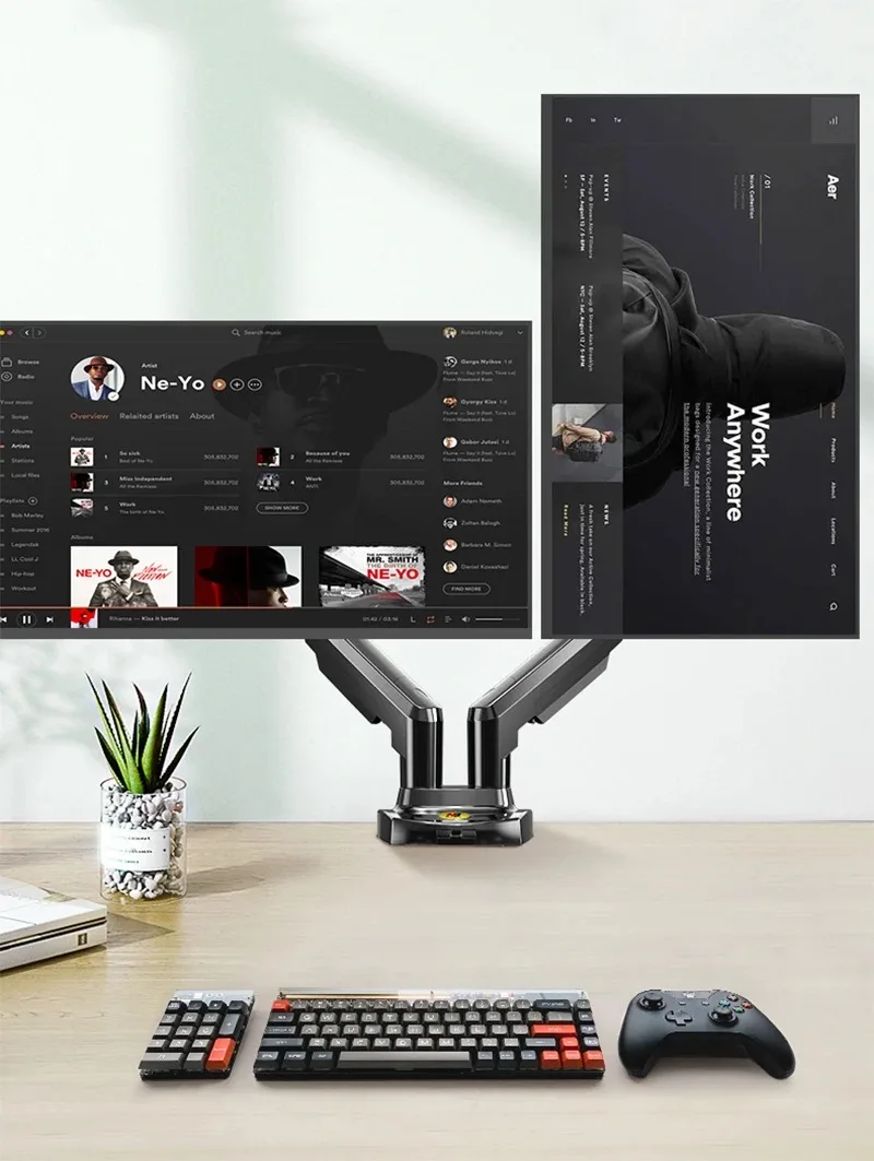 Computer, laptop, monitor stand, portable screen, desktop lifting, hovering, sitting, overpass, replacing comfortable office sta
