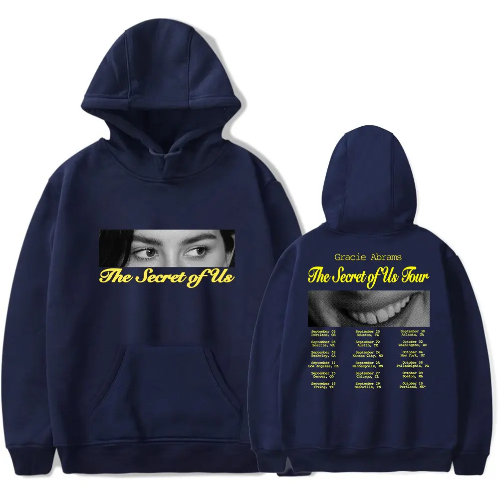 thumbnail image 1 of Sudadera con capucha de Gracie Abrams The Secret Of Us Tour para hombre y mujer, unisex, de manga larga, para cosplay, ropa de calle con capucha, 1 of 5