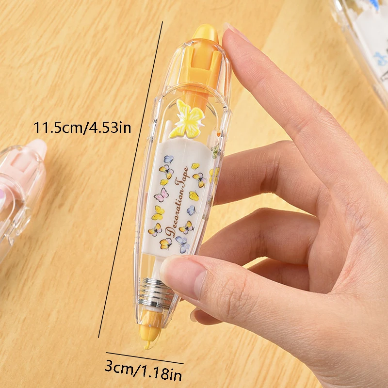 1PC 귀여운 패턴 장식 테두리 - DIY 학생 스크랩북에 적합합니다. 다이어리와 학용품 장식에 이상적입니다