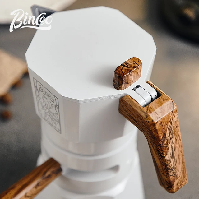 Bincoo Vintage Moka Pot Nespresso Coffy Pock Állandó Hőmérsékletű Kávézó Kávé Kiegészítők Olasz Macine - Image 6