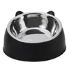 100ML Cat Dog Bowl 15 Degrees Raised Non Slip Puppy Base Cat Food Drinking Water Feeder Tilt Safeguard Neck Pet Bowl Accessories 5