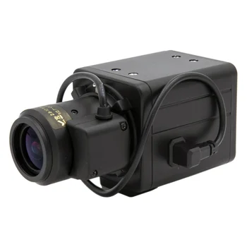 Uvusee CCTV POE 네트워크 IP 보안 카메라 박스, 총알 카메라, 다초점 렌즈, 자동 IRIS CCTV 감시 카메라, 2.8-12mm, 2K, 4MP