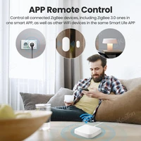 Tuya Smart Life APP Zigbee 3.0 Gateway Hub Smart Home Automation Device Remote Control Wireless Bridge Works with Alexa Google - Image 4