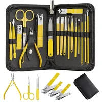 9/18 pcs Nail Clippers Manicure Tool Set, Eagle Nail Clippers, Cuticle Nippers And Cutter Kit, Nail Clippers Pedicure Kit, Nail 1