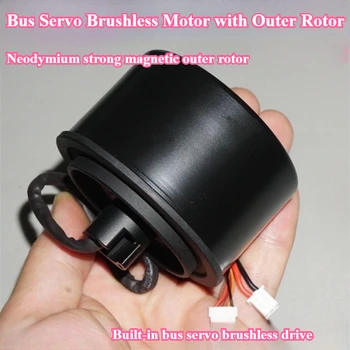 Il robot con encoder driver integrato con servomotore brushless per autobus guida il motore brushless esterno ad alta precisione.