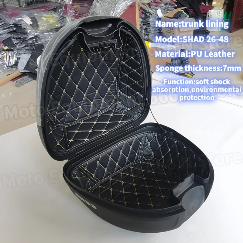 For SHAD SH59X SH26 SH29 SH33 SH34 SH39 SH40 SH45 SH48 Tail Case Trunk Case Liner pad Luggage Box Inner Container Lining pad