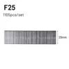 1105pcs F15/F20/F25/F30 Staples Straight Brad Nail 304 Stainless Steel Nail Gun Nailer Staple For DIY Home/Gardening Woodworking 4