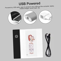 Flip Book Kit with Mini Light Pad LED Lightbox Tablet Design with Hole 300 Sheets Flipbook Paper Binding Screws for Drawing - Image 6
