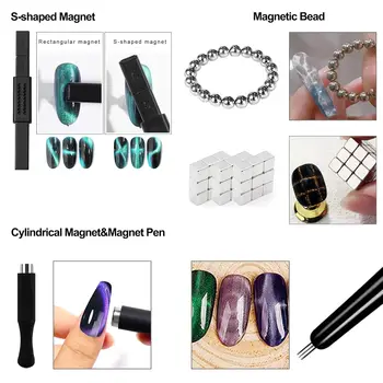 Cat Eye Nail Magnet Tool Set