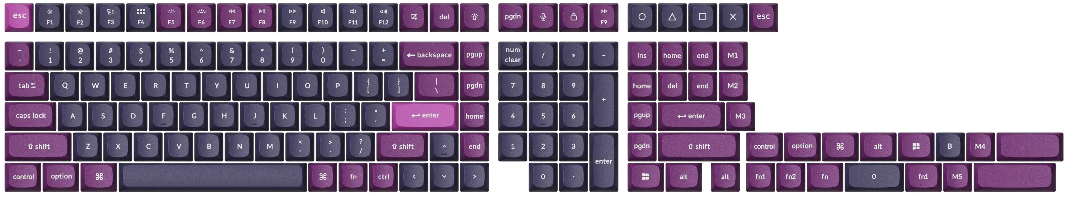 Pbt Osa Conjunto Completo para Teclado Mecânico Personalizado Double Shot Keycap - Imagem 4