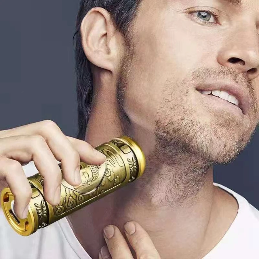 남성용 수염 트리머 전기 면도기, 가정 여행용 USB 헤어 면도기, 무선 수염 면도기, 휴대용 남성용 면도기