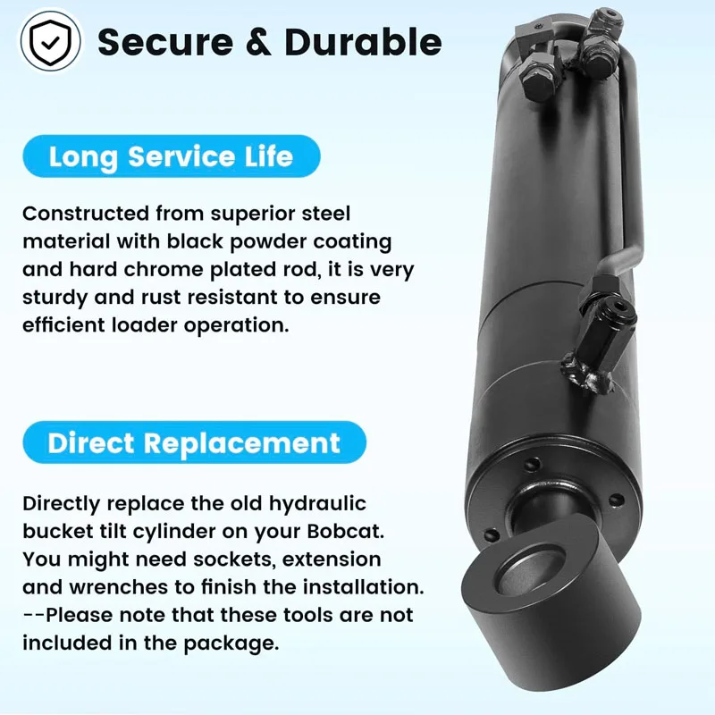 Hydraulic Bucket Tilt Cylinder #7208419 Fits for Bobcat Skid Steer Loaders A300 S220 S250 S300 S330 T250 T300 T320