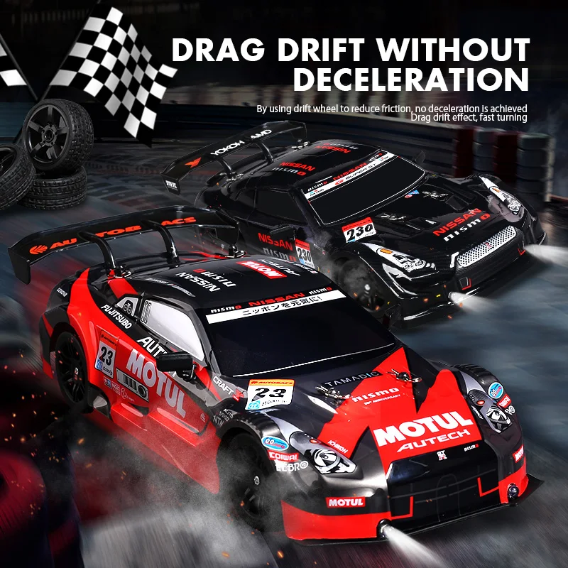 GTR Model 2.4G RC Drift Car 1:16 4WD Electric Remote Control Cars High Speed Vehicle Car RC Racing Car Toys for Children 3