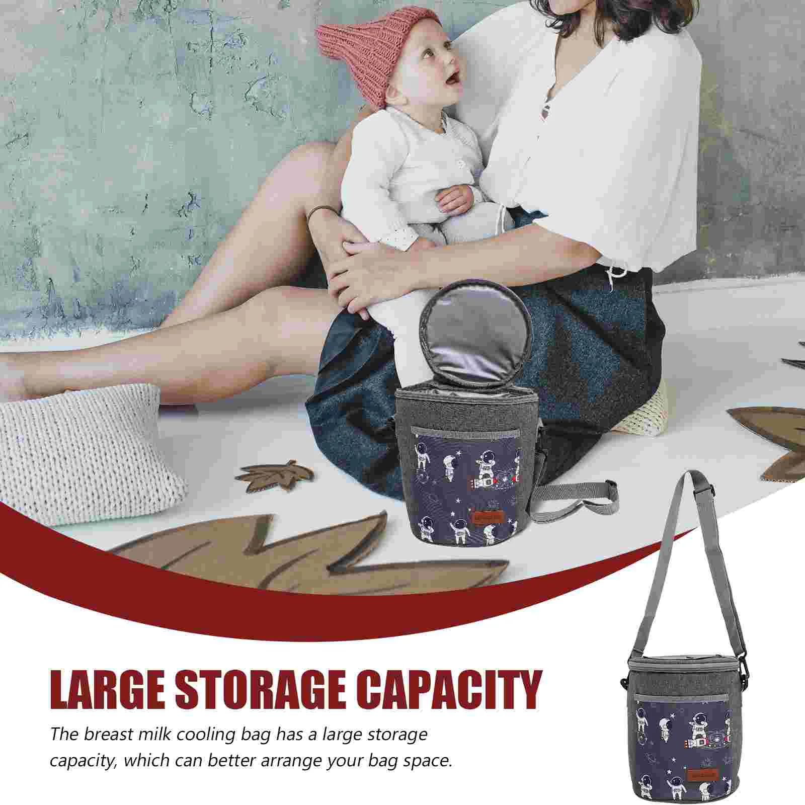Breast Pump for Bottle Cooler Milk Bag Breastmilk Storage Chiller Oxford Cloth Baby 3