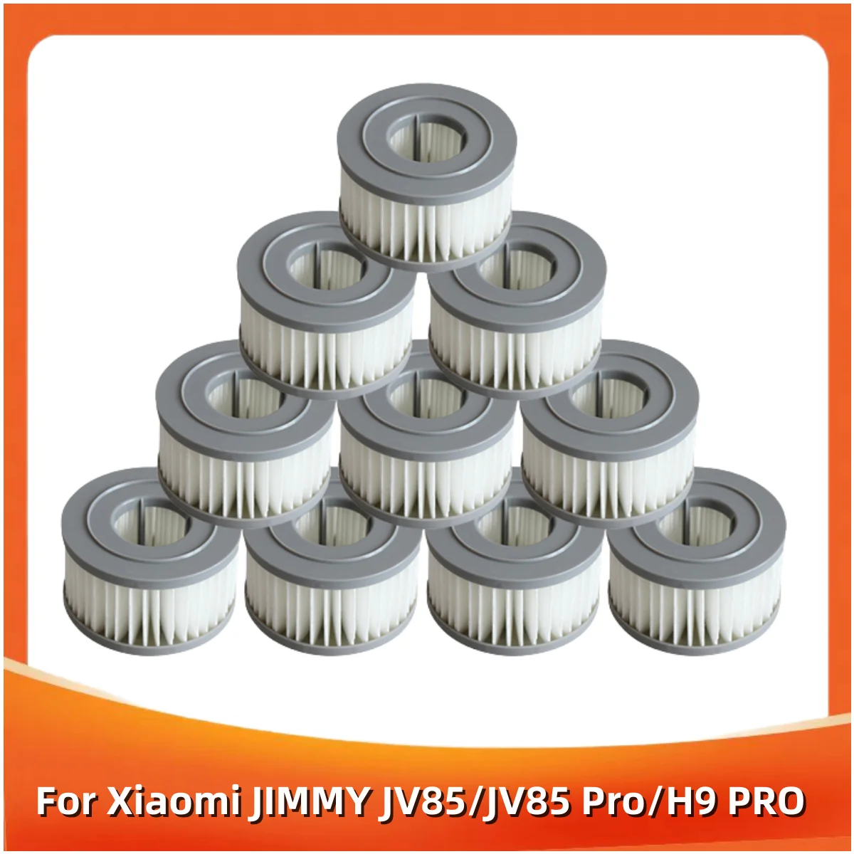Filtre HEPA Pour JV85 JV85 Pro H9 Pro A6/A7/A8 - Accessoire Rechange Aspirateur 90x51 Mm