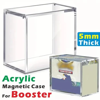 5mm acrylic stackable display box, compatible with Booster Box transparent magnetic buckle protective box 1