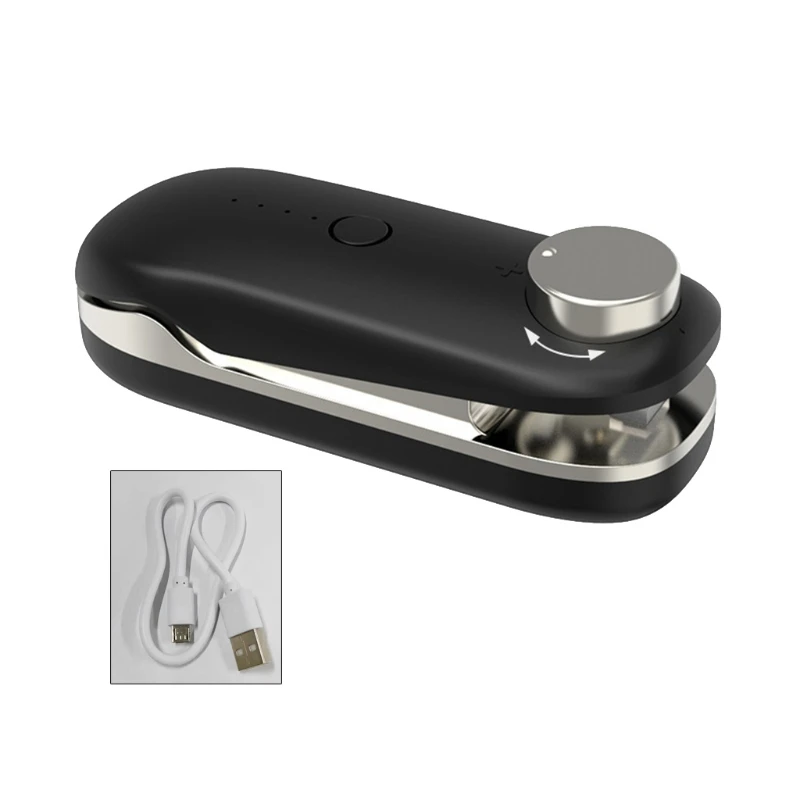 

Mini Portable Bag Heat Sealer USB Rechargeable Handheld Heating Storage Plastic Sealing Machine Clip with Magnet
