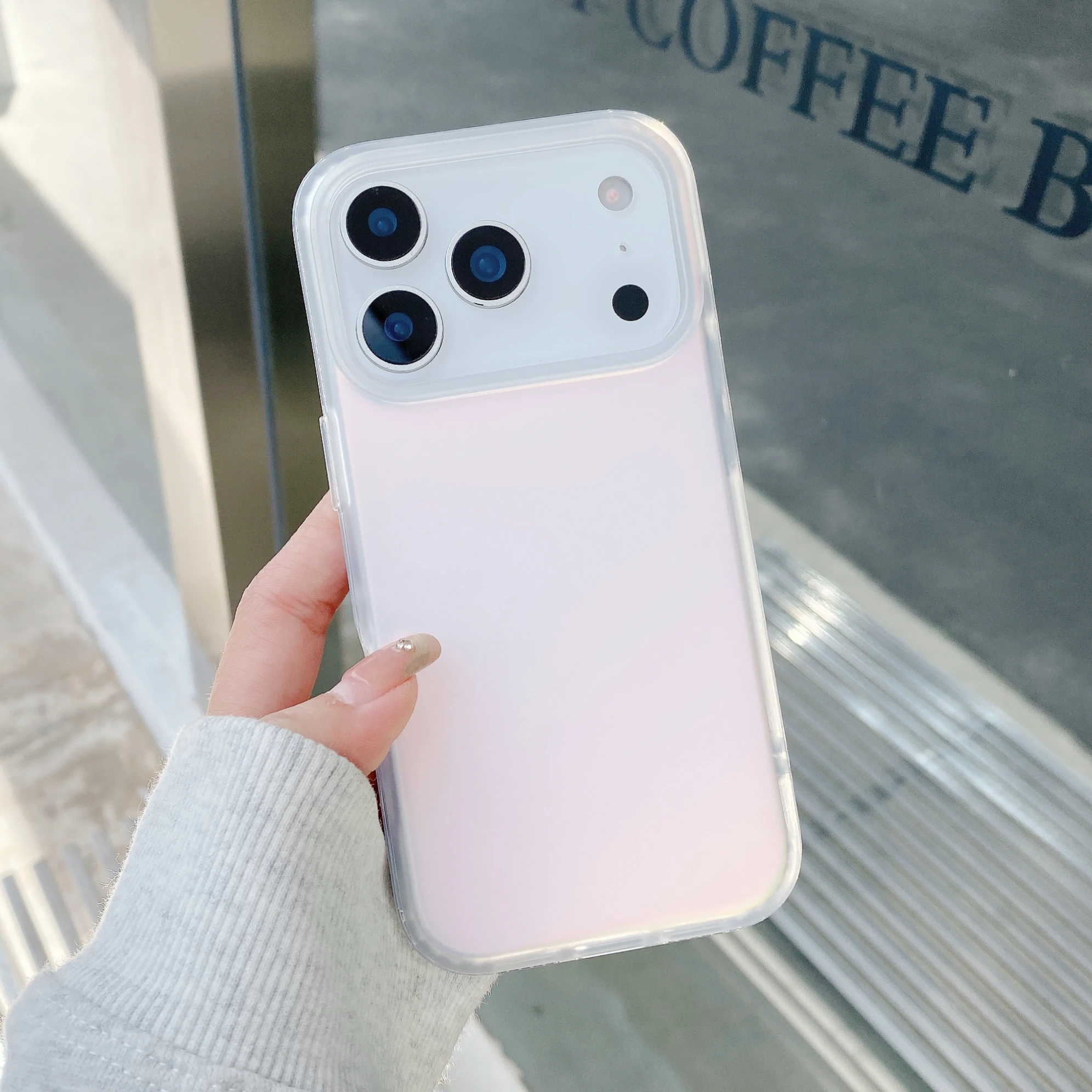 Laser Gradient Magnetic Frosted Mobile Phone Case
