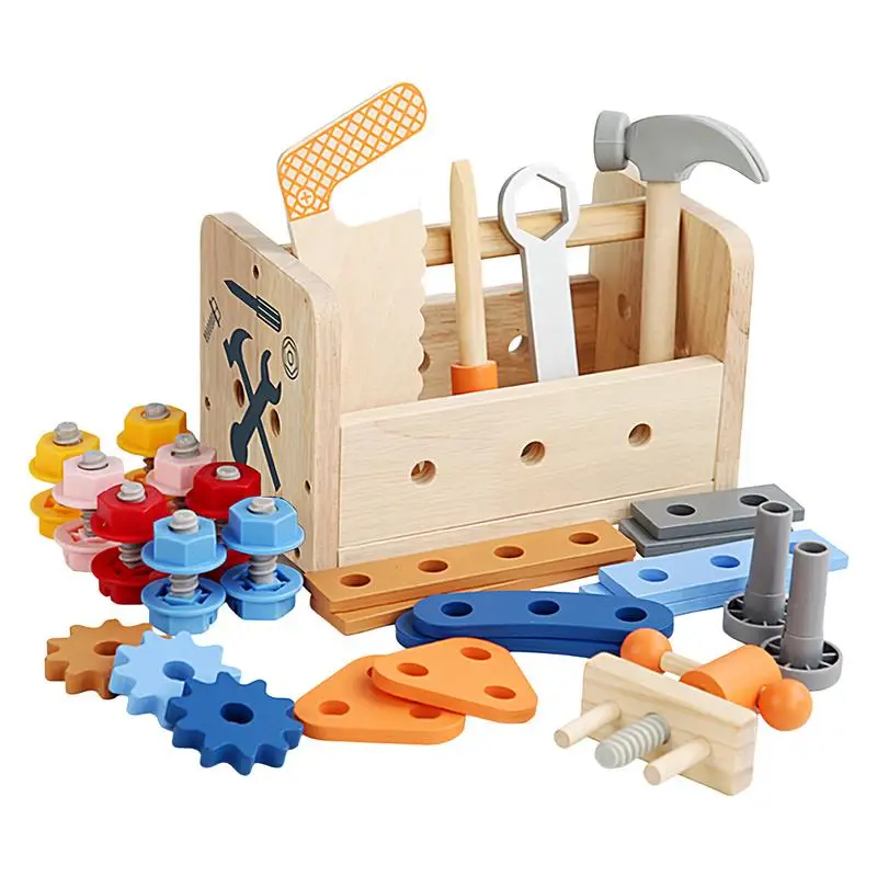 

Разборка гайки с винтом игрушка для обучения практической сборке деревянная самодельная ручная разборка гайка Разборка и сборка обучение