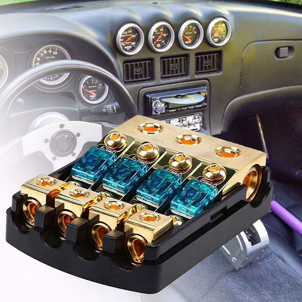 

1 в 4 автомобильный держатель предохранителя, многофункциональный разделитель предохранителей для автомобильных аксессуаров