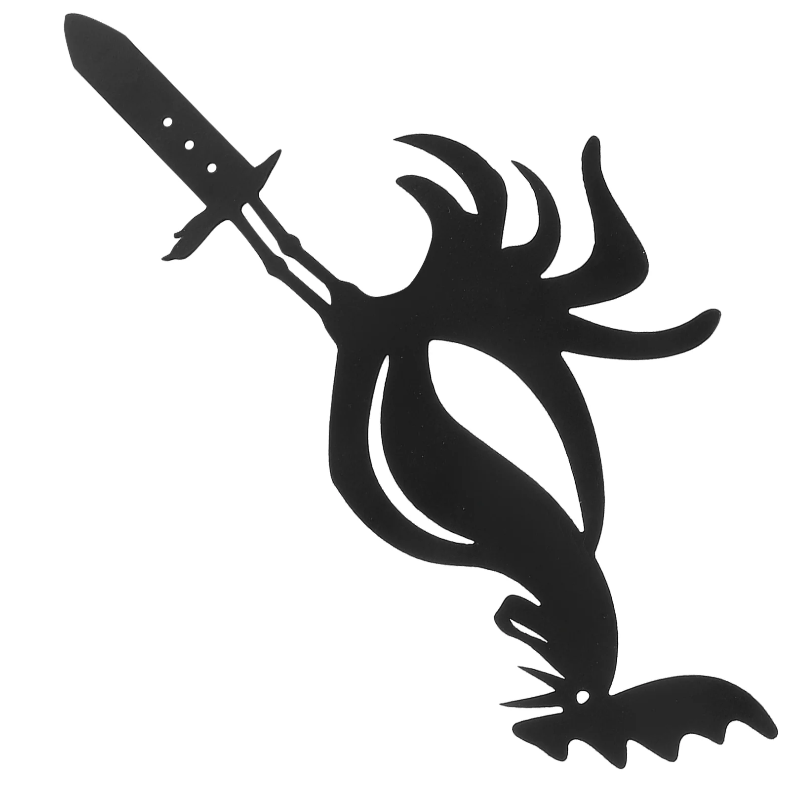 

Animal Ornaments Rooster Decor Backyard Metal Chicken Insert Garden Adornment Iron Stakes Art Lawn Sign