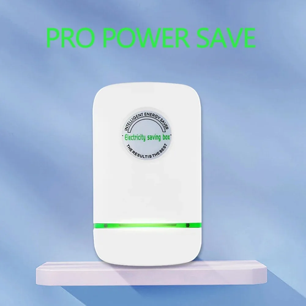 Electricity Saver Pro Power Energy Saving Device 90V-250V EU Plug Voltage Stabilizer for Home Office Reduce Consumption 2