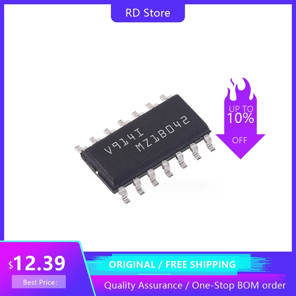 

5PCS New original TSV914IDT SOP-14 Electronic Components Integrated Circuit Operational Amplifier Chip Free Shipping