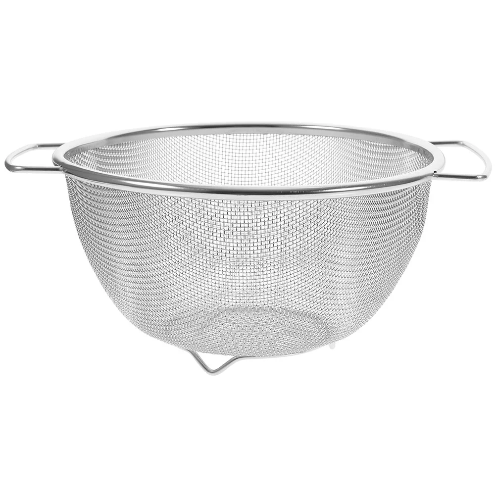 

Mesh Strainer Rice Strainer Fruit Vegetable Colander Rice Washing Basket Stainless Steel Mesh Strainer