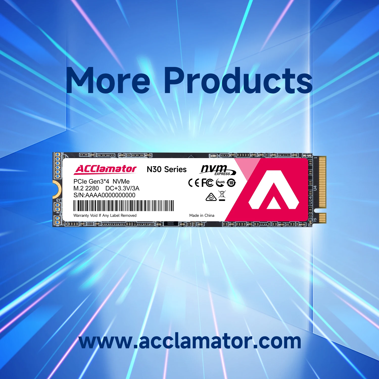 SSD 2TB (Acclamator N30) PCIe 3.0