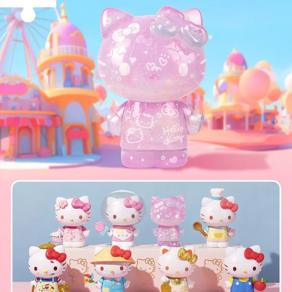 kittyさん専用 3D-JP Sanrio Genuine Hello Kitty 50th Anniversary Figure Three