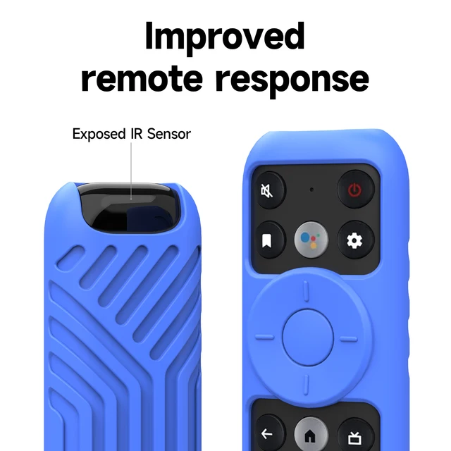 Coque Housse de Silicone pour Télécommande TCL RCA RC802N ARC802N YUI1  Antidérapant Étui de Protection pour Telecommande TCL Thomson 4K UHD Smart  TV (Glow Blue) : : High-Tech