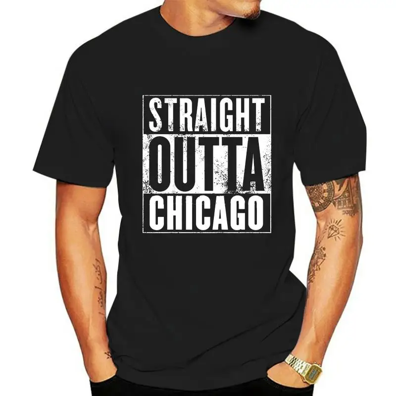 Straight Outta Chicago T-Shirt - South Side North Cubs Bulls Bears - All  Colors - AliExpress