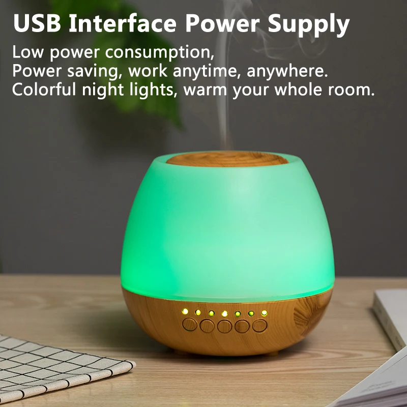 

SINREGE Ultrasonic Air Humidifier, USB Personal Desktop Aromatherapy Diffuser Cool Mist Humidifiers for Office Room, Bedroom