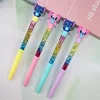 Gel Pens 0.5mm Black 12/24pcs Disney Neutral Pen Cartoon Stitch Students Writing Offices Stationery School Supplies Wholesale 3