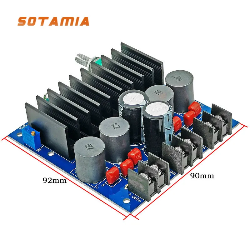 SOTAMIA TDA7498 Power Amplifier Board Stereo Amp Sound Amplifiers Digital Audio Amplificador 100Wx2 DIY Audio Speaker