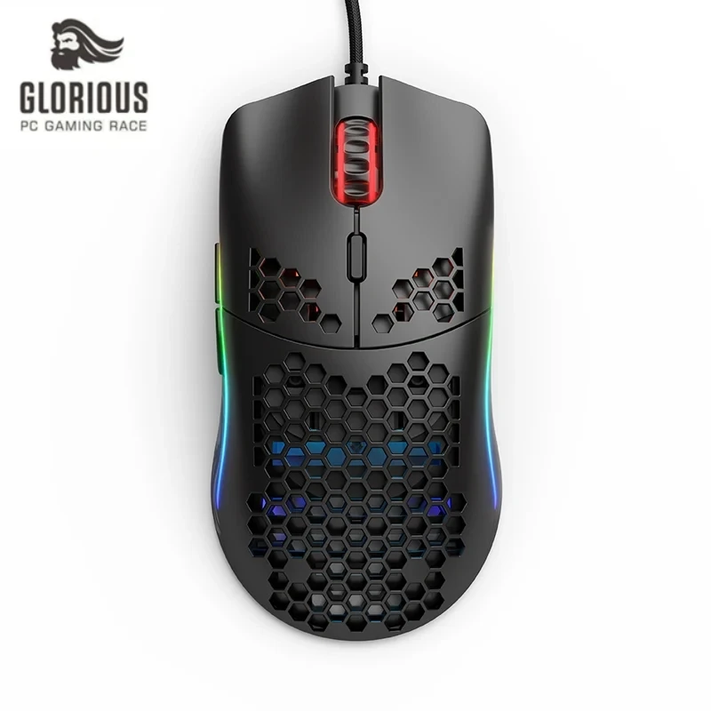 Glorious Gaming Mouse Cablato Modello O/O- Model D/D- Series Mouse Da Gioco Leggero Mouse Ottico Meccanico Da Corsa Elettrica