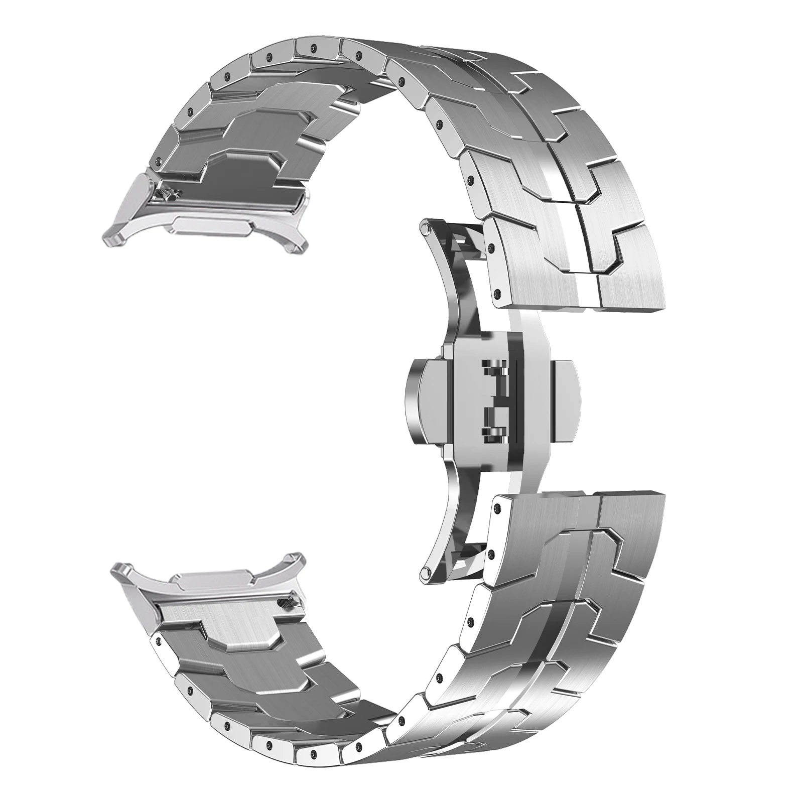 Luxury Stainless Steel Strap - Premium Metal Wristband Replacement